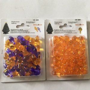 Mr. Halloween Traditional Bulb Replacement Bulb Sets Purple Orange